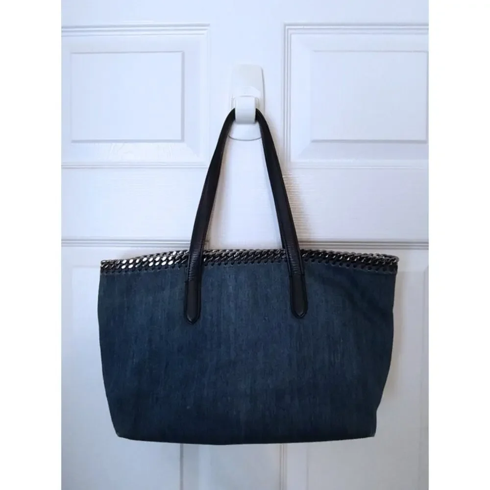 Stella McCartney falabella denim floral tote bag w/COA EUC